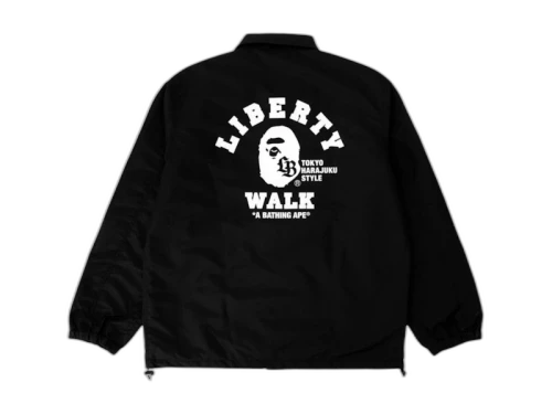 BAPE x LBWK Coach Jacket Black