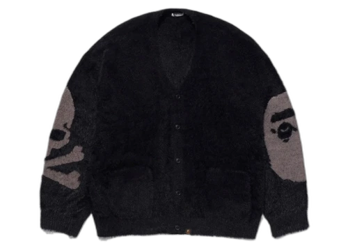 BAPE x Mastermind Japan Knit Cardigan Black