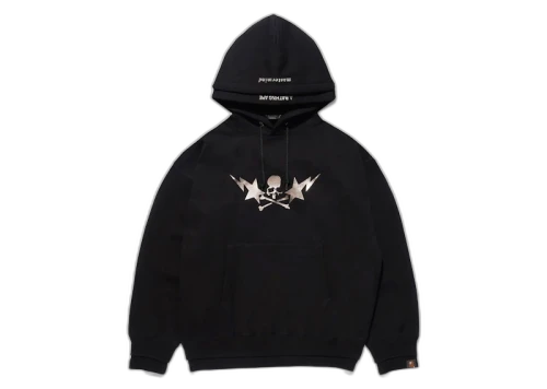 BAPE x Mastermind Japan Layered Pullover Hoodie Black