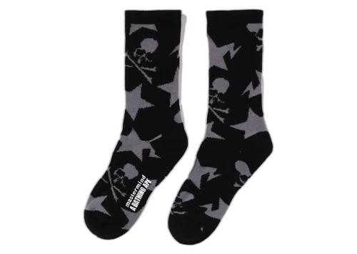 BAPE x Mastermind Pattern Socks Black