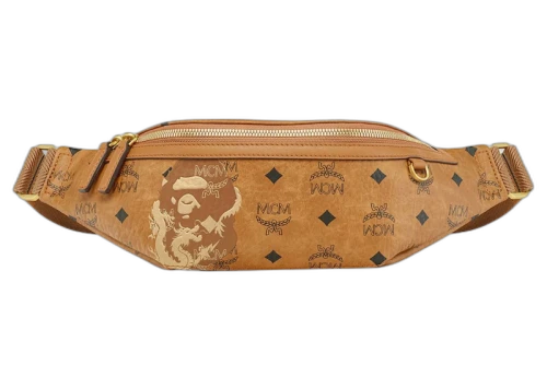 BAPE x MCM Belt Bag Beige