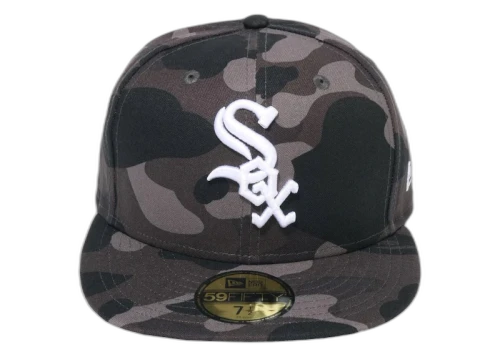BAPE x MLB New Era White Sox 59Fifty Fitted Cap Black