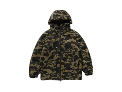 BAPE x Nanga 1st Camo Aurora Tex Down Jacket Green