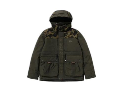 BAPE x Nanga Hinoc Down Jacket Olivedrab