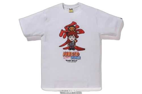 BAPE x Naruto Milo #1 Tee White