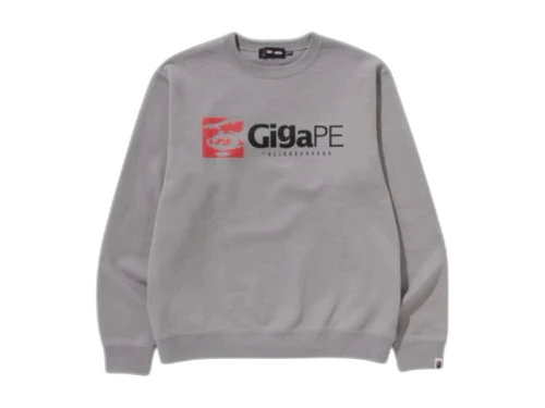 BAPE x Neighborhood Gigape Crewneck Grey