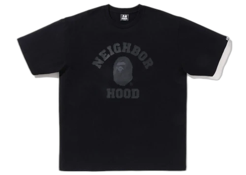 BAPE x Neighborhood Tee Black