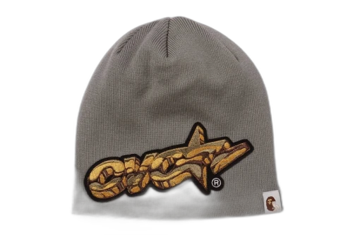 BAPE x OVO Knit Cap Grey