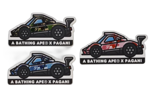 BAPE x Pagani Sticker Set Multi