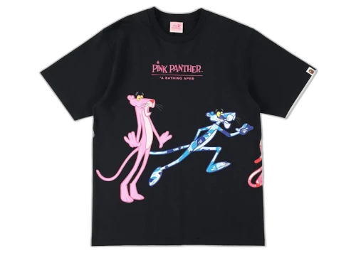 BAPE x Pink Panther Tee Black