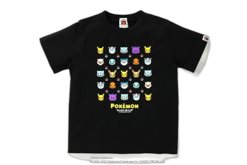 BAPE x Pokemon Kids Tee #6 Black