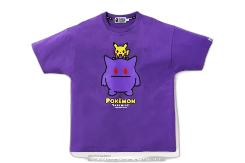 BAPE x Pokemon Oversized Ladies Gengar Tee #2 Purple