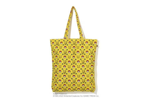 BAPE x Pokemon Tote Bag Yellow