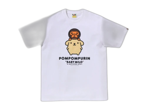 BAPE x PomPompurin Baby Milo Tee White