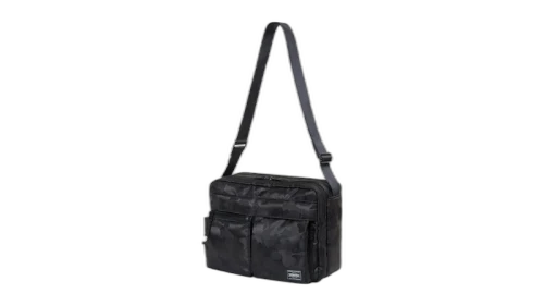 BAPE x Porter Stand Zip Sling Bag Black