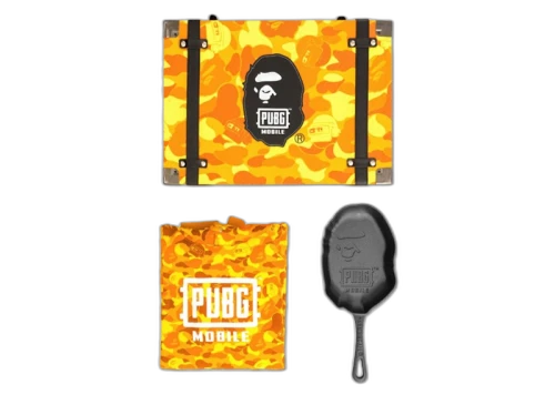 BAPE x PUBG Pan and Pullover Hoodie Boxset Yellow