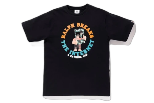 BAPE x Ralph Breaks the Internet Tee 1 Black