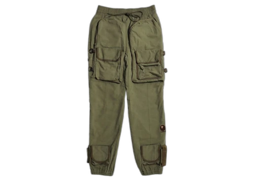 BAPE x READYMADE Multi Pocket Cargo Pants Olivedrab