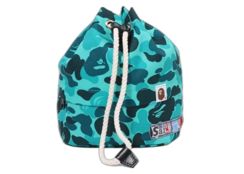 BAPE x Saint Mxxxxxx Rope Snap Bag Sax