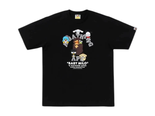 BAPE x Sanrio Characters Ginza Exclusive Tee Black