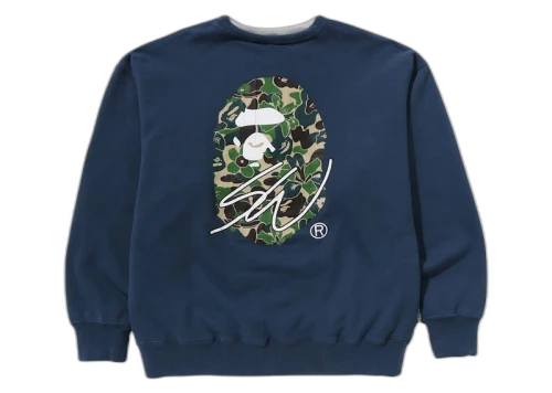 BAPE x Sean Wotherspoon 4Way Crewneck Navy