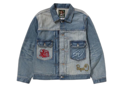 BAPE x Sean Wotherspoon Embroidery Denim Jacket Indigo