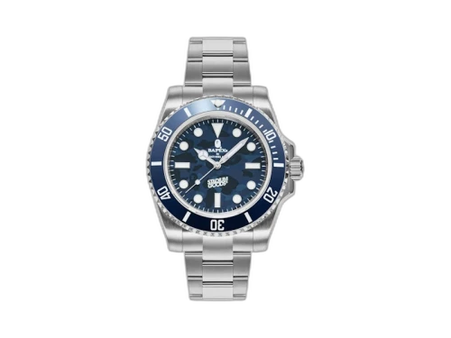 BAPE x Stadium Goods BAPEX Watch Silver