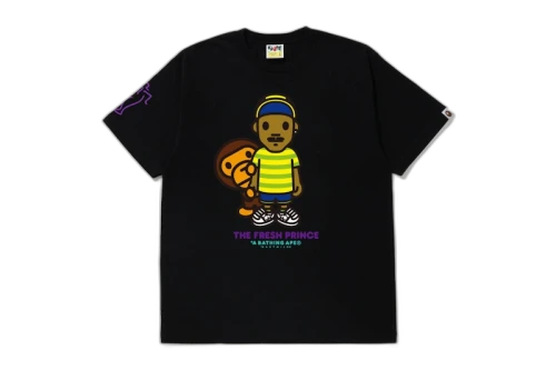 BAPE x The Fresh Prince Baby Milo Tee Black
