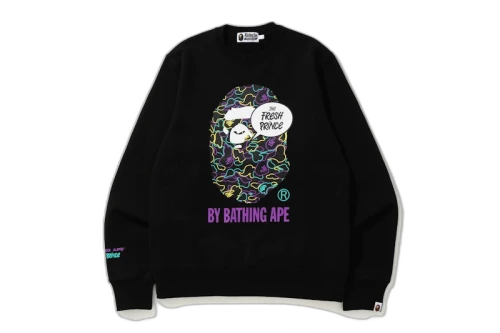 BAPE x The Fresh Prince Crewneck Black
