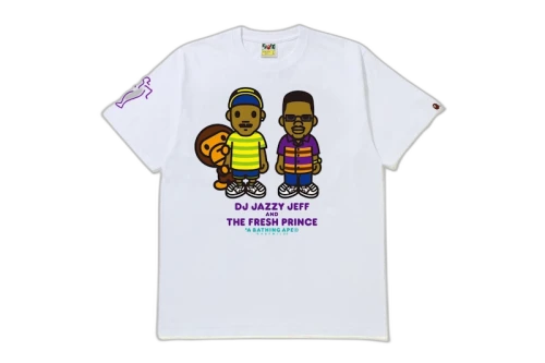 BAPE x The Fresh Prince & Dj Jazzy Jeff Baby Milo Tee White
