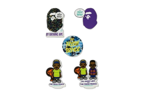 BAPE x The Fresh Prince Sticker Set Multi