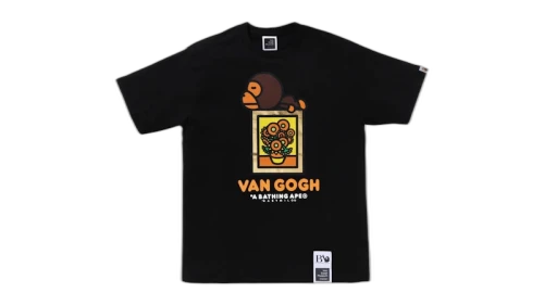 BAPE x Van Gogh Museum Kids Baby Milo Tee Black
