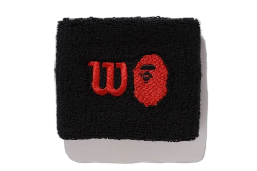 BAPE x Wilson Wristband Black