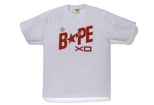 BAPE x XO Bapesta Tee White