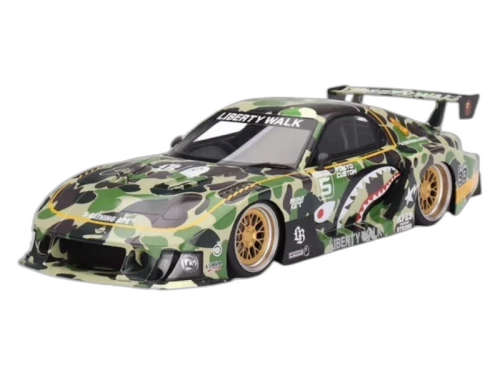 BAPE XLBWK Mini GT ABC Camo FD RX7 1/18 Green