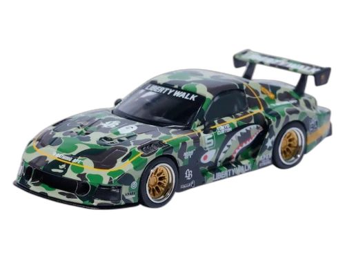 BAPE XLBWK Mini GT ABC Camo FD RX7 1/64 Green