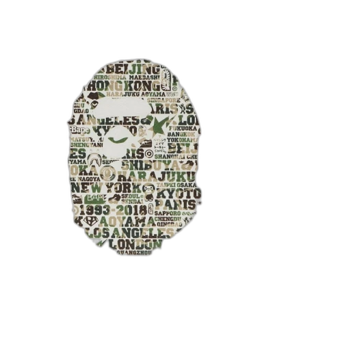 BAPE XXV Japanese Paper Panel White/Green