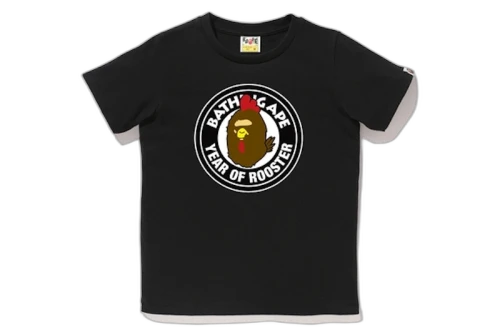 BAPE Year of Rooster BWS Tee (Ladies) Black