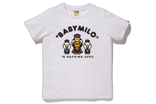 BAPE Year of Rooster Milo Tee (Ladies) White