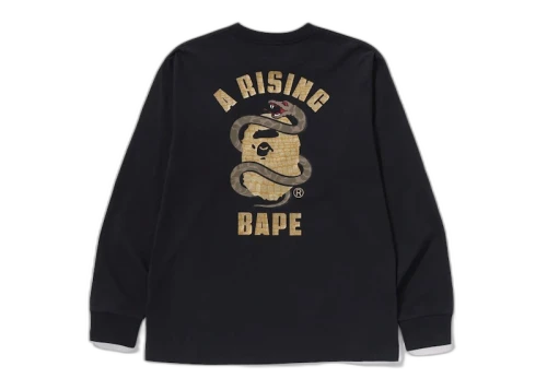 BAPE Year Of Snake L/S Tee Black