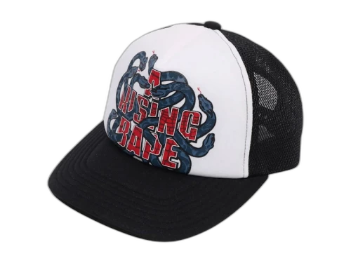 BAPE Year Of Snake Mesh Cap Black