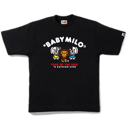 BAPE Year of the Dog Milo Tee Tee Black