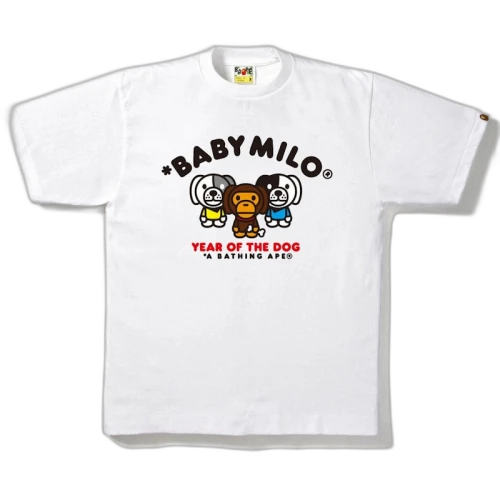 BAPE Year of the Dog Milo Tee Tee White
