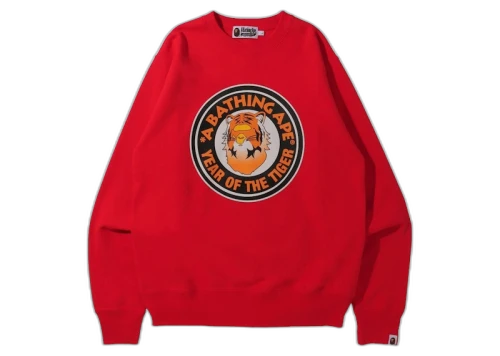 BAPE Year of the Tiger Crew Red