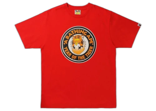 BAPE Year of the Tiger Tee Red