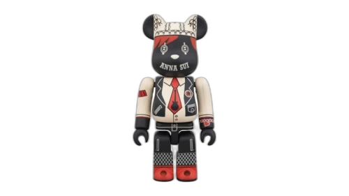 Bearbrick ANNA SUI 100% Red/Beige