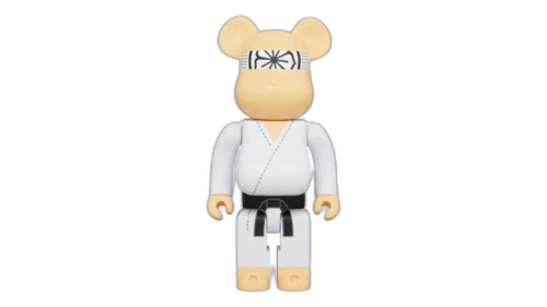 Bearbrick Series 43 Cobra Kai Secret 100% (Opened Blind Box & Card Included) White