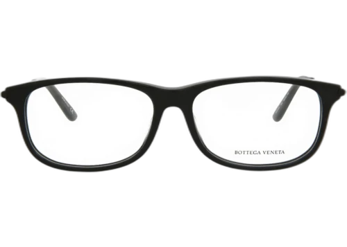 Bottega Veneta Square Acetate Optical Frames BV0187O-30002486-005 Black Black