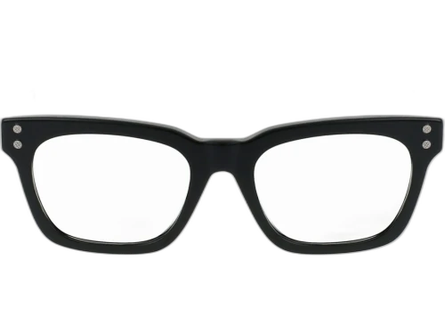Bottega Veneta Square Frame Acetate Optical Frames BV0240O-30006516-001 Black Grey Transparent