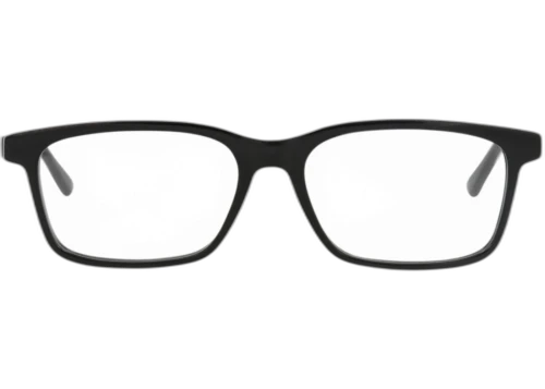 Bottega Veneta Square Frame Acetate Optical Frames BV1029O-30008498-001 Black Black Transparent